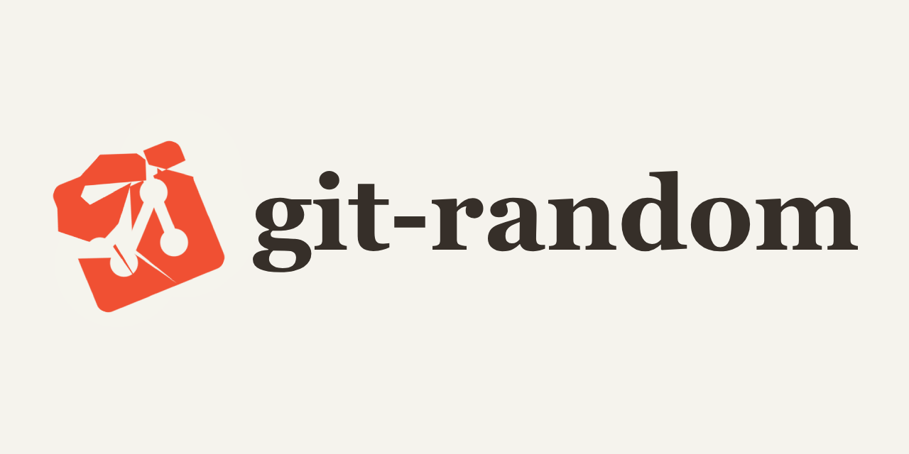 git-random splash card